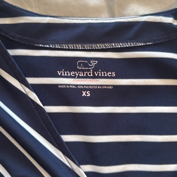 Vineyard vines blue and white stripes dress - Picture 6 of 11